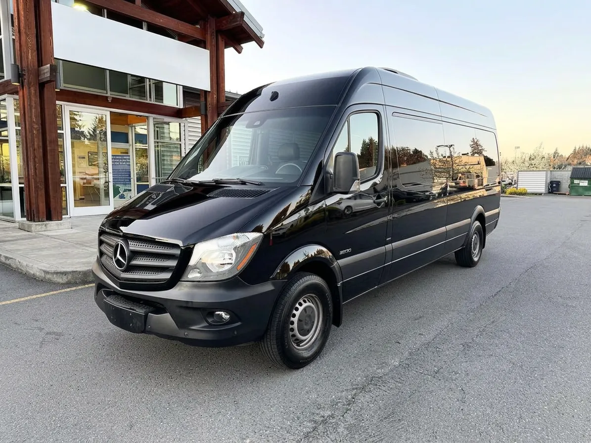 Mercedes Sprinter W/Luggage school van rental in Los Angeles