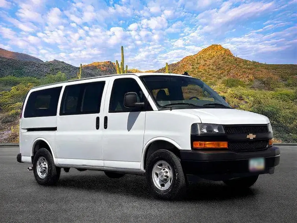 Chevrolet Express school van rental in Los Angeles